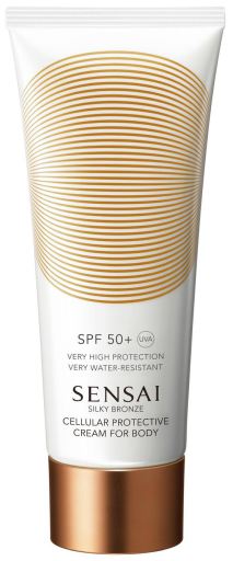 Sensai Zijdeachtige bronzen cellulaire beschermende lichaamscr&egrave;me 150 ml