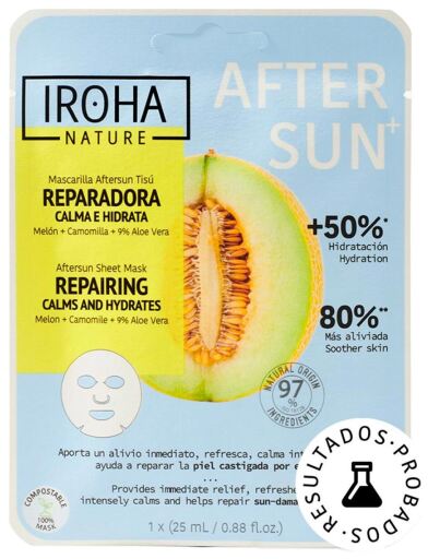 Iroha Nature Aftersun herstellend meloenmasker