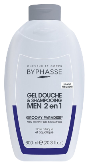 Groovy Paradise Douchegel Heren 2 in 1 600 ml