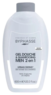 Byphasse Urban Swing Douchegel Heren 2 in 1 600 ml