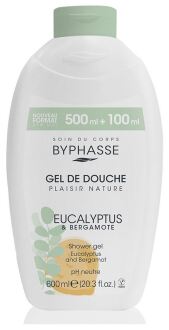 Byphasse Plaisir Nature Eucalyptus en Bergamot Douchegel 600 ml