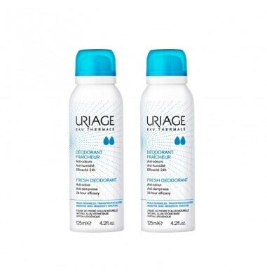 Uriage Eau Thermale Duo Verfrissende Deodorant Spray 2 x 125 ml