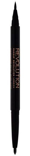 Revolution Beauty London Felt & Kohl Dubbele Eyeliner Zwart 1 ml