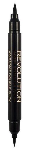 Revolution Beauty London Geweldige Double Flick Eyeliner Zwart 1 ml