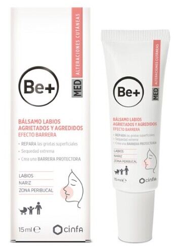 Be+ Med Gebarsten Lippenbalsem 15 ml