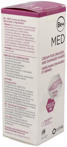Be+ Med Cream voor gebarsten en beschadigde handen