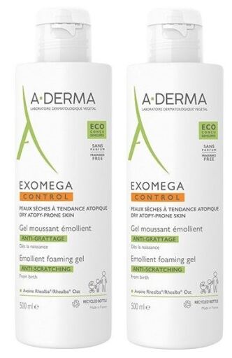 A-DERMA Exomega Control Anti-irritatie Verzachtende Schuimende Gel
