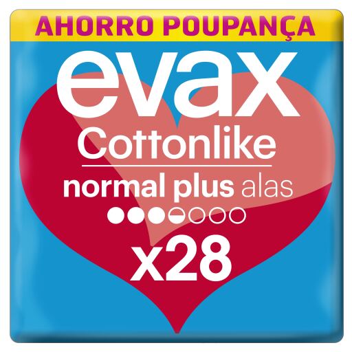 Cottonlike Normal Plus Pads met Vleugels 28 stuks