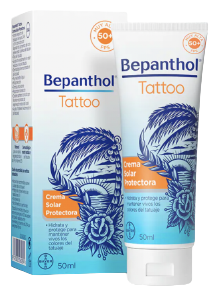 Bepanthol Tatoeage Zonnebrandcr&egrave;me SPF 50+ 50 ml