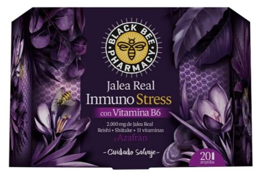Black Bee Pharmacy Royal Jelly Immuno Stress 20 Ampullen