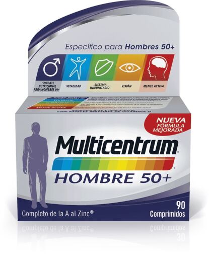 Multicentrum Multivitamine voor mannen +50 90 tabletten