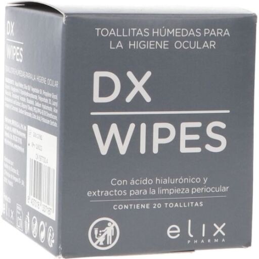 Elix Pharma Dx Wipes Oogreinigingsdoekjes 20 stuks