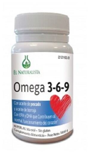 El Naturalista Omega 3,6,9 60 Parels