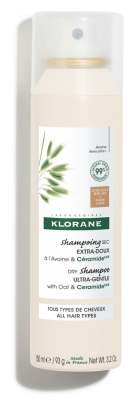 Droogshampoo met havermout en ceramide met kleur 150 ml