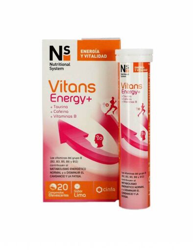 Ns Nutritional System NS Vitans Energy+ Limoen 20 Capsules
