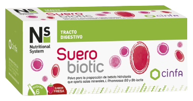 Ns Nutritional System NS Florabiotic Serum+ Aardbei 6 zakjes