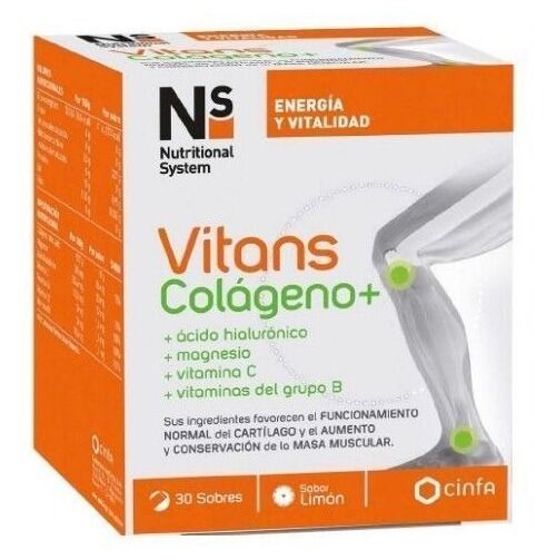 Ns Nutritional System NS Vitans Collageen + Citroen 30 zakjes