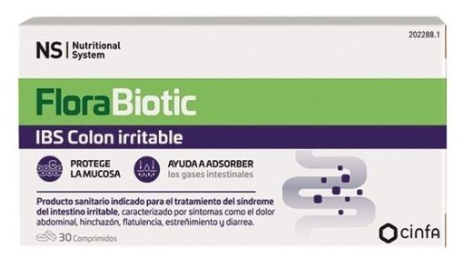 Ns Nutritional System NS Florabiotic Ibs Prikkelbare Darm 30 Capsules