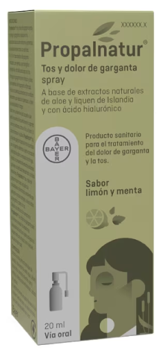 Bayer Propalnatur Hoest en Keelpijn Spray 20 ml