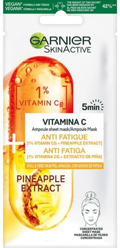 Garnier Anti-vermoeidheidsmasker met vitamine Cg en ananas 15 gr
