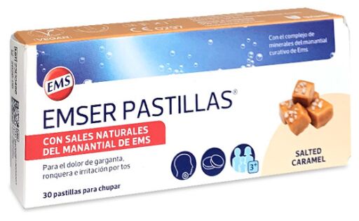 Emser Zout Karamel 30 Tabletten