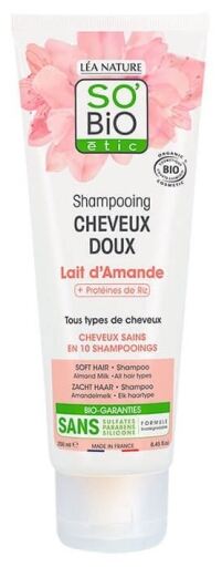 SO'BiO &eacute;tic Amandelmelk Zachte Haarshampoo 250 ml