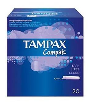 Tampax Compak Lites-tampons