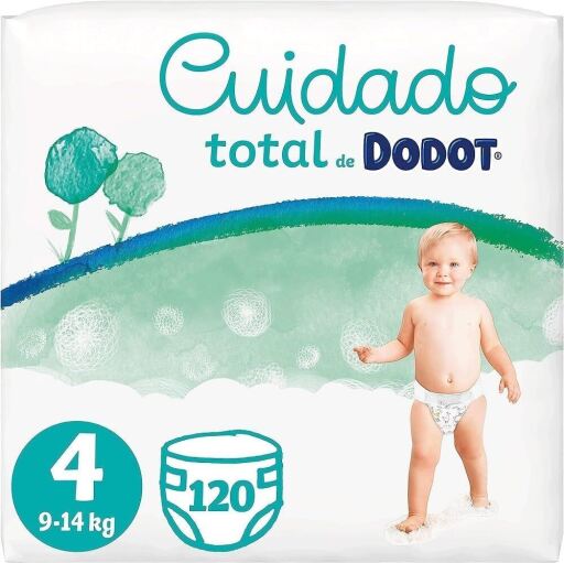 Total Care Luiers Maat 4 van 9 tot 14 kg 120 eenheden