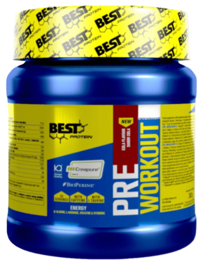 Best Protein Pre-workout cola 300g