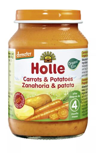 Holle Wortel- en aardappelpot met rundvlees 190 g