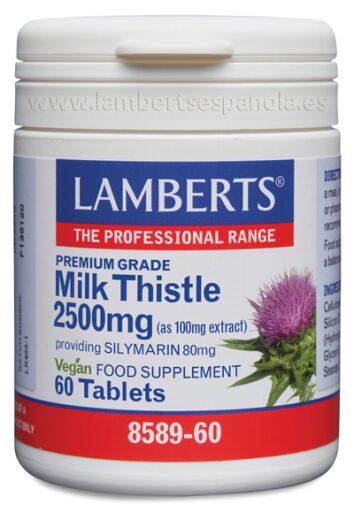 Lamberts Mariadistel 2500 mg 60 capsules