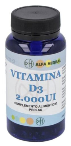 Vitamine D3 2000 IE 100 parels