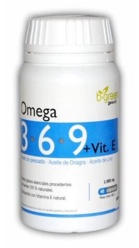 B.green Omega 3-6-9 + vitamine E 48 capsules