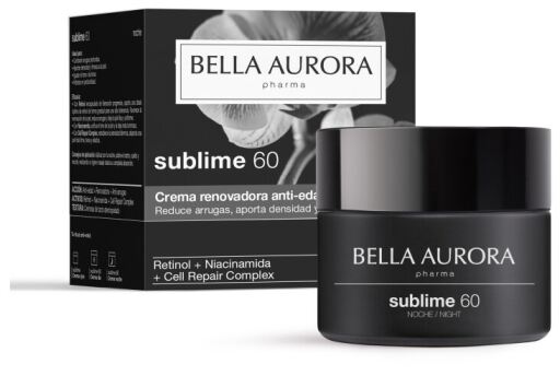 Bella Aurora Sublime 60 Nacht Vernieuwende Anti-Aging Cr&egrave;me 50 ml