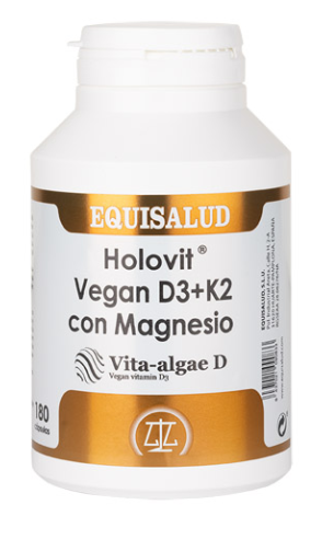 Equisalud Holovit Vegan D3+K2 met Magnesium 180 Capsules