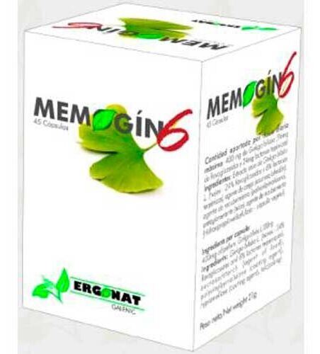 Ergonat Memogin 6 45 capsules