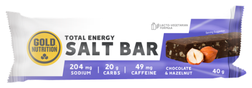 GoldNutrition Endurance Salt Bar Choco-Hazelnoot 15 stuks