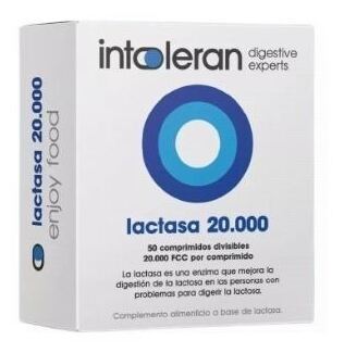 Intoleran Lactase 20000 50 tabletten