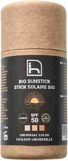 Homo Naturals Zonnebrandcr&egrave;me SPF 50 Stick 50 gr Bio
