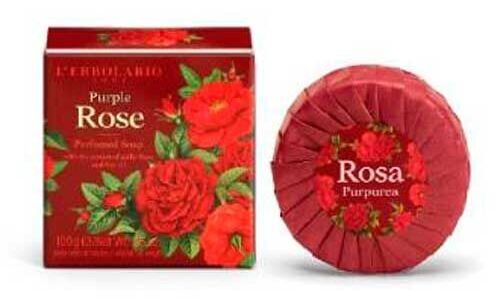 L'Erbolario Rosa Purpurea Geurzeep 100 gr