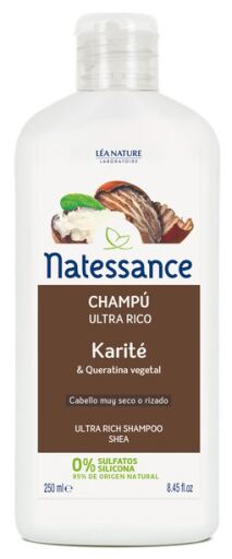 Laboratorio L&eacute;a Nature Natessance Ultra Voedende Karite Shampoo 250 ml