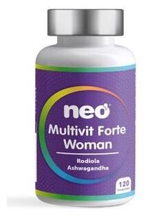 Neovital Health Multivit Forte Vrouw Rodiola Ashwagandha 120 Tabletten