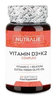 Nutralie Vitamine D3+K2 Complex 60 Capsules