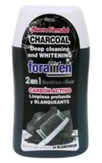 Foramen Houtskool Actieve Houtskool Tandpasta 2 In 1 100 ml