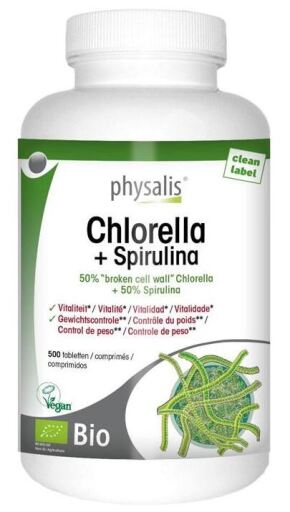 Physalis Chlorella + Spirulina 500 Tabletten