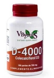Vbyotics Vitamine D3 4000Ui 180 Parels