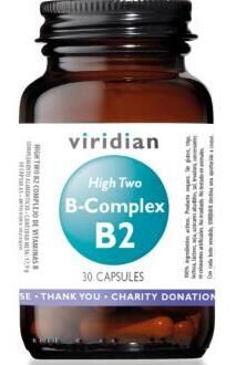Viridian High Two B Complex B2 30 Plantaardige capsules