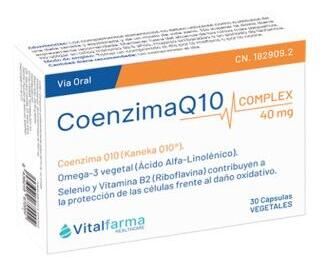 Vitalfarma Co-enzym Q10 Complex 40 mg 30 Capsules