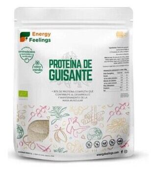 Energy Feelings Erwtenprote&iuml;ne Vanille Eco Vegan Sg 1 kg