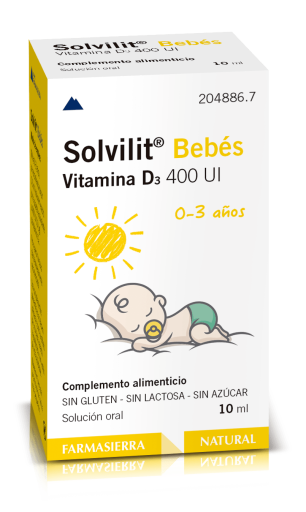 Farmasierra Laboratorios Solvilit Baby's Vitamine D3 400IE 10 ml